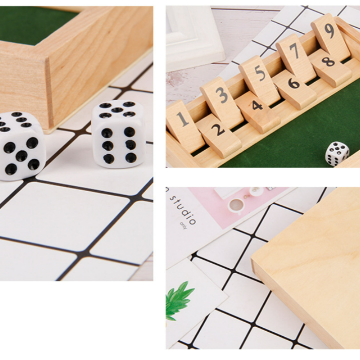 Shut The Box Spill - Moro Bord Matematikk Spill for Voksne og Barn | Skanto