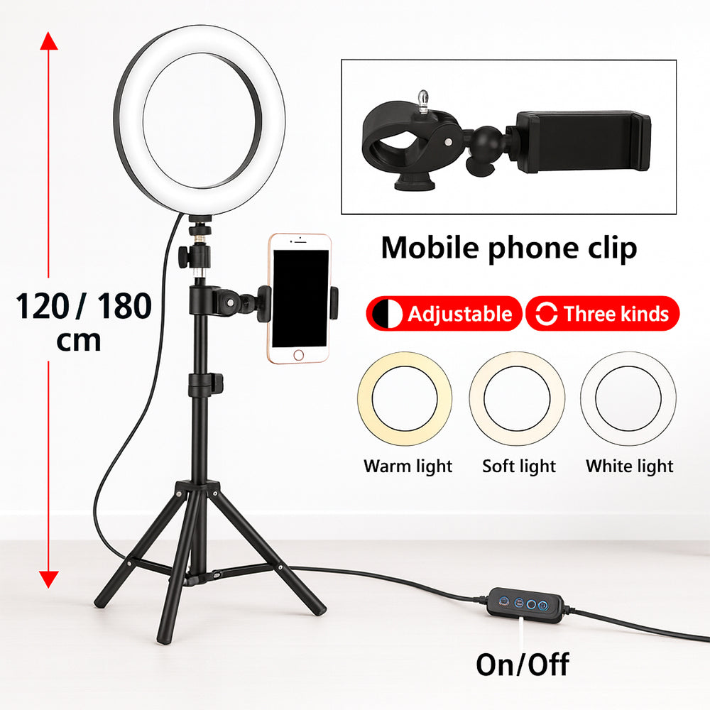 Ring light - 3 lysmoduser - QX-260 | Skanto