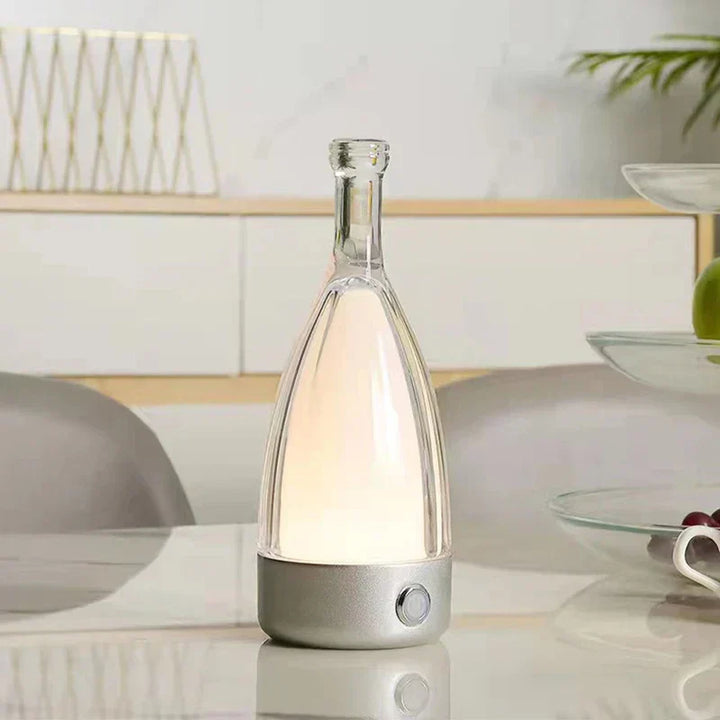 Skanto | CorkGlow - Vinflaske Bordlampe