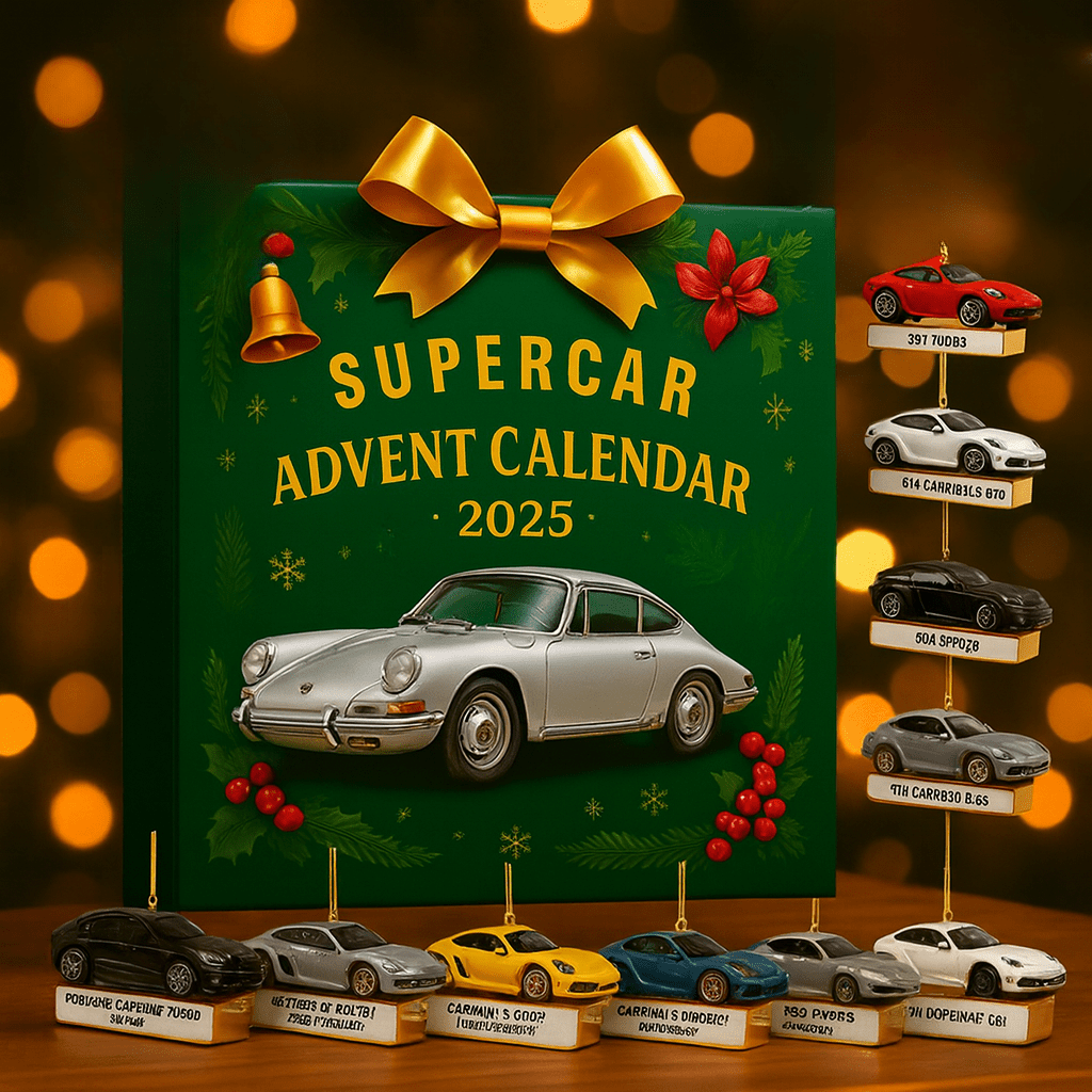 Skanto | Begrenset Superbil Adventskalender med 24 Presise Miniatyrmodeller