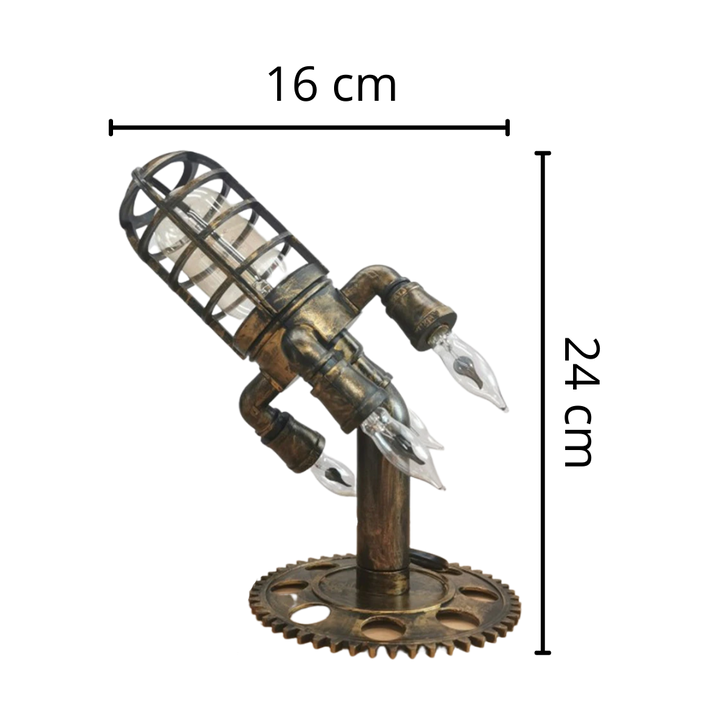 Rakettformet LED-lampe