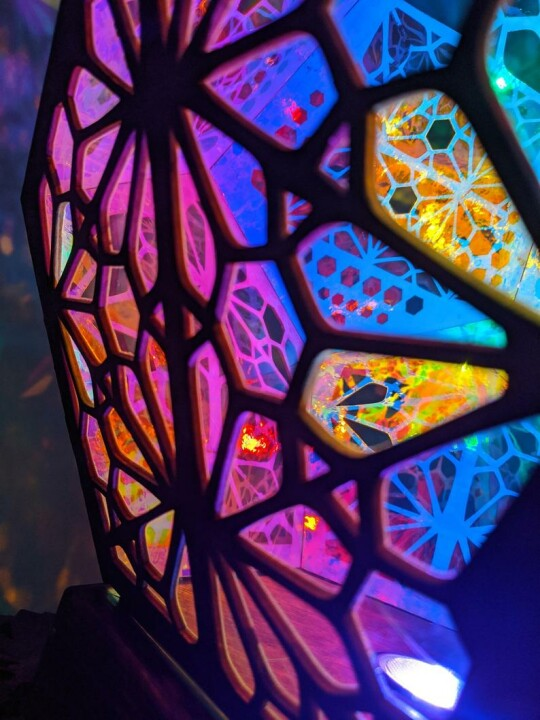 Skanto | Glassmosaikkstil LED Bordlampe - LumiAura