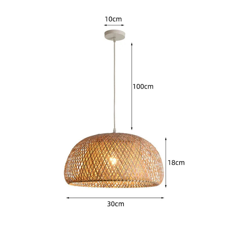 Rattan Pendellampe