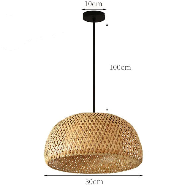 Rattan Pendellampe