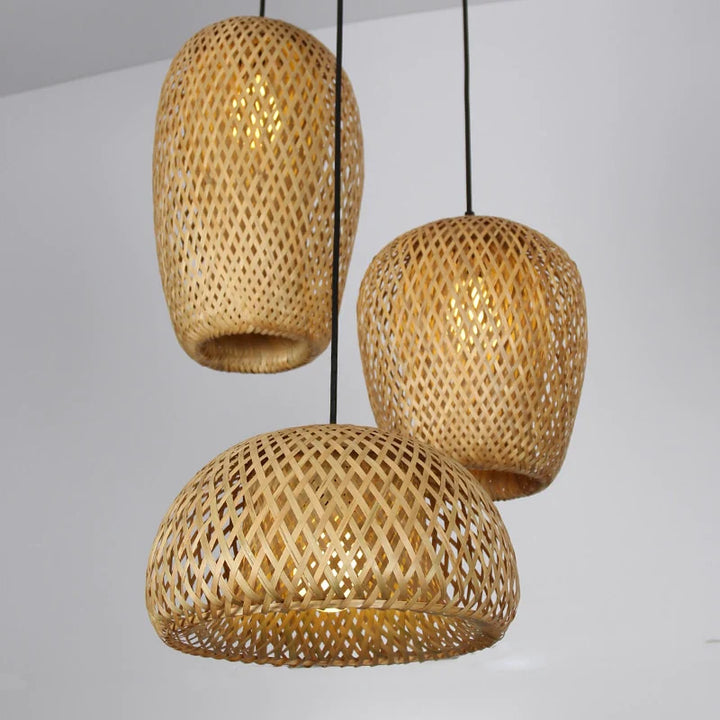 Rattan Pendellampe