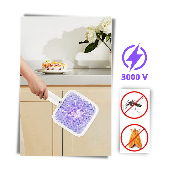 Oppladbar elektrisk LED-myggsmekker