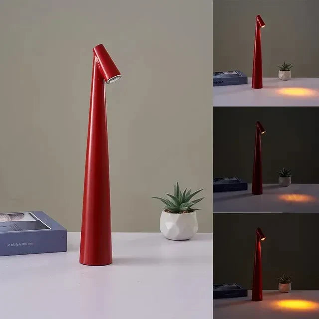 Skanto | LumiLux Bærbar Touch LED Lampe – Oppladbar, Dimbar og Slank Design