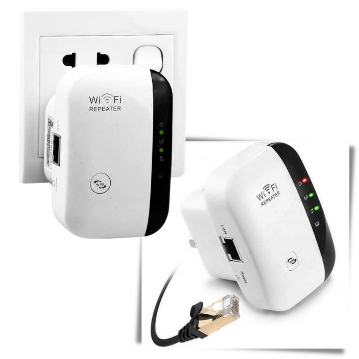 Ekstern WiFi-forsterker og signalforsterker