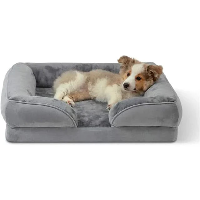 Skanto | ComfyPaw Orthoked – Ortopedisk Hundeseng for Sunn, Ledervennlig Søvn