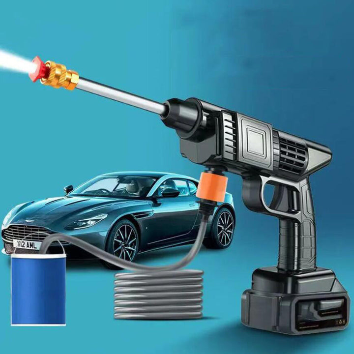 Bærbar høytrykkspyler 26 bar/377 PSI – med batteri 260W inkludert lader og veske | Skanto