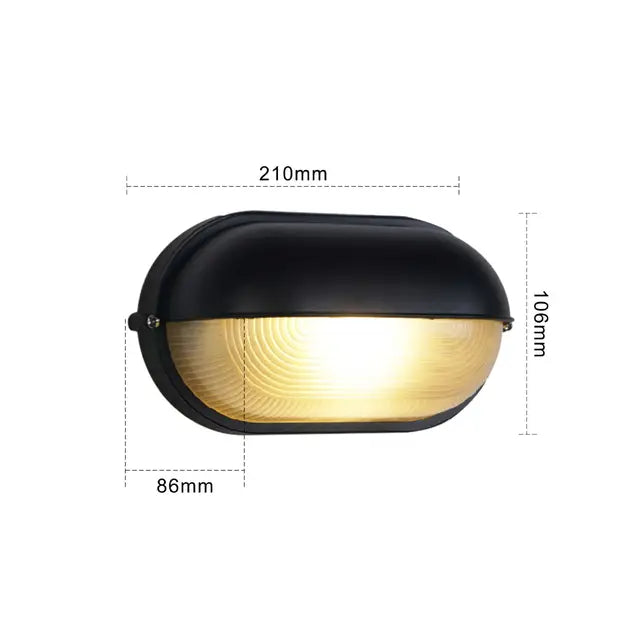Vannavstøtende industrielle LED vegglys for utendørs – Robust belysning | Skanto