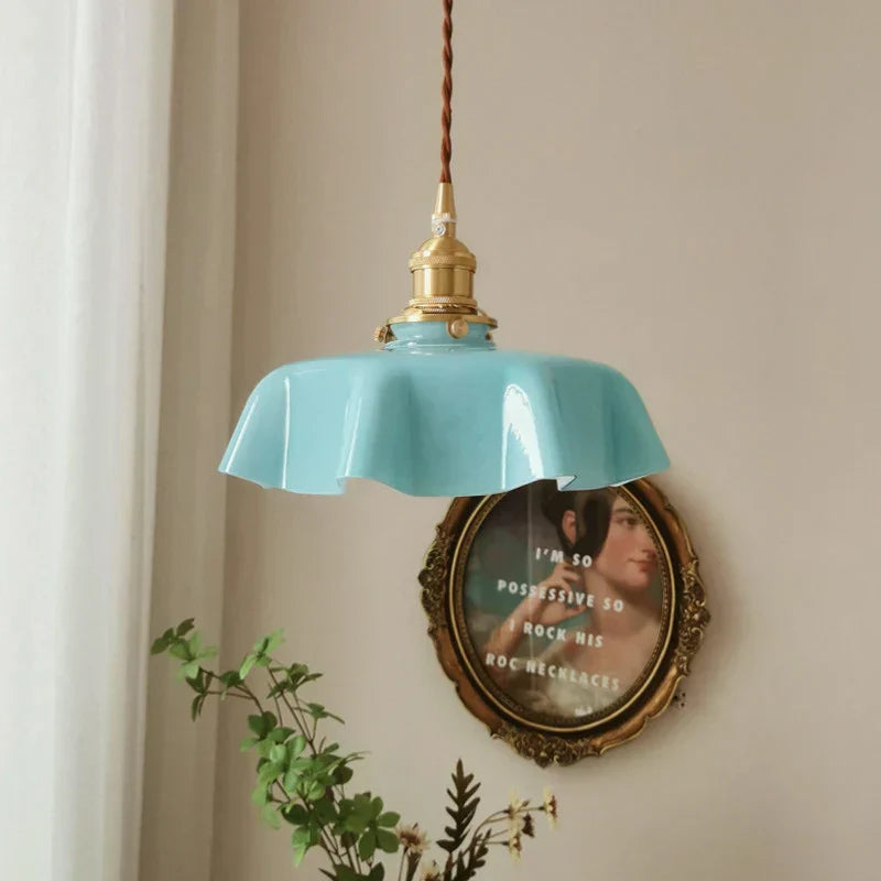 Fransk Messing Pendellampe - BrassChic | Skanto