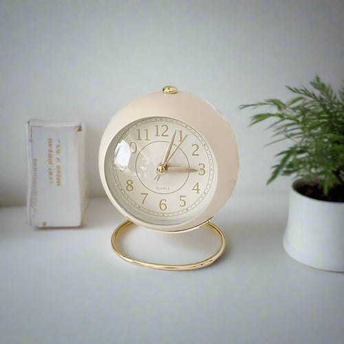 Skanto | Retro Vintage Stil Gull Akse Alarmklokke
