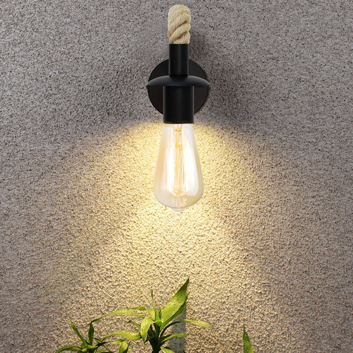 Skanto | Retro Hamp Tau Industriloft Vegglampe