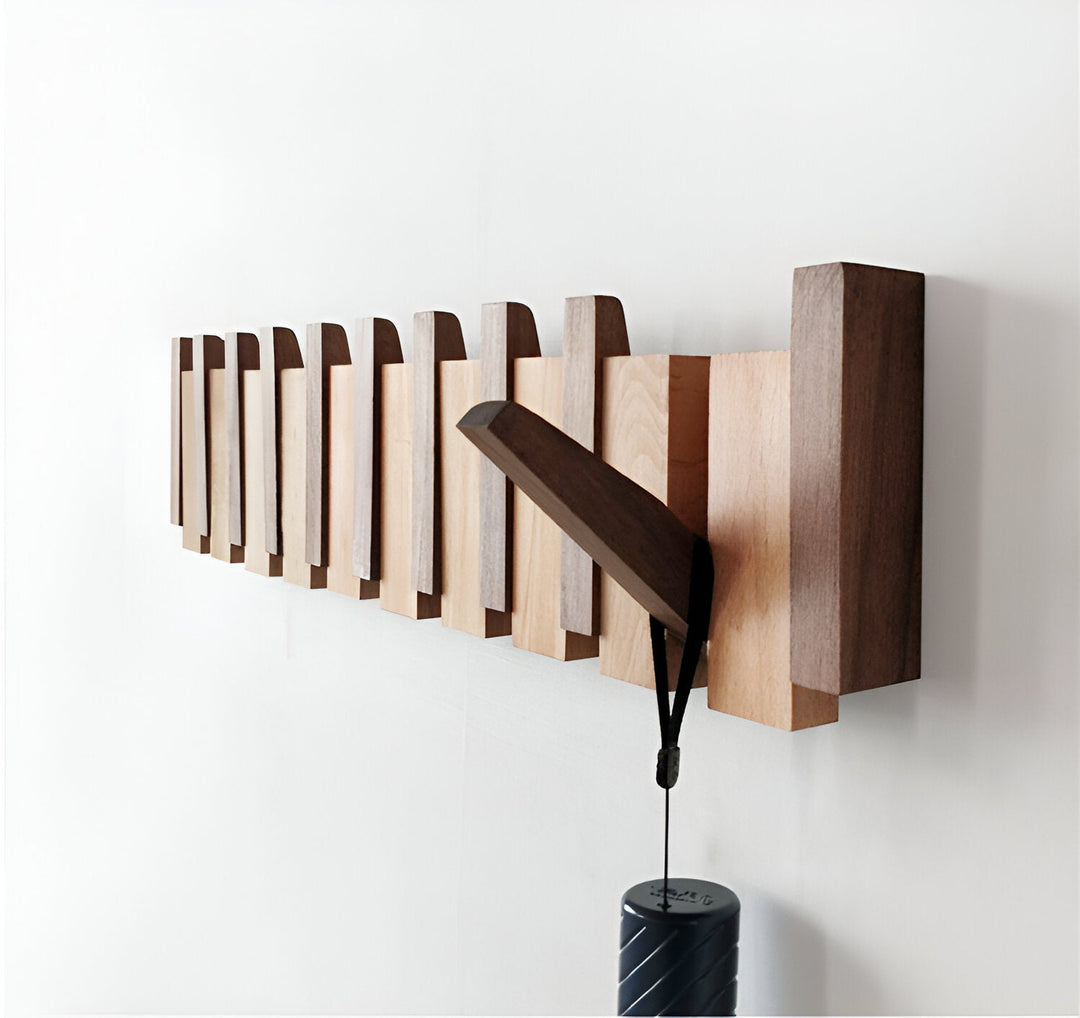 Skanto | RetroHooks - Tre piano vegghylle med magnetiske kroker