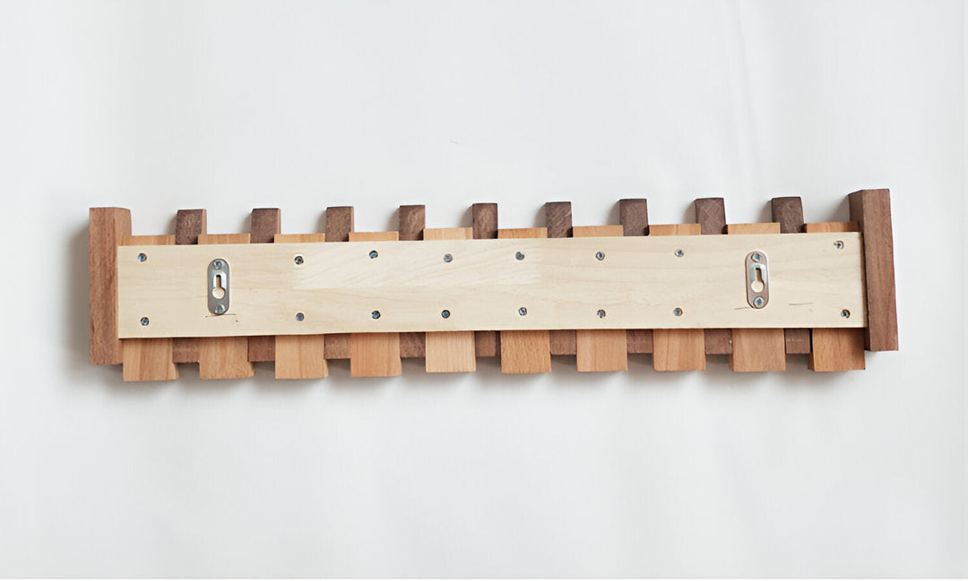 Skanto | RetroHooks - Tre piano vegghylle med magnetiske kroker