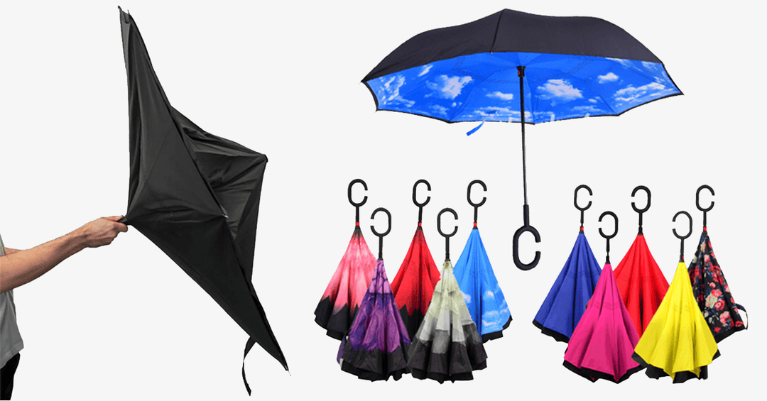 Skanto | Smart-Brella - Verdens første reversible paraply