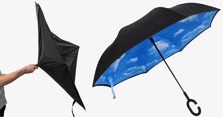 Skanto | Smart-Brella - Verdens første reversible paraply