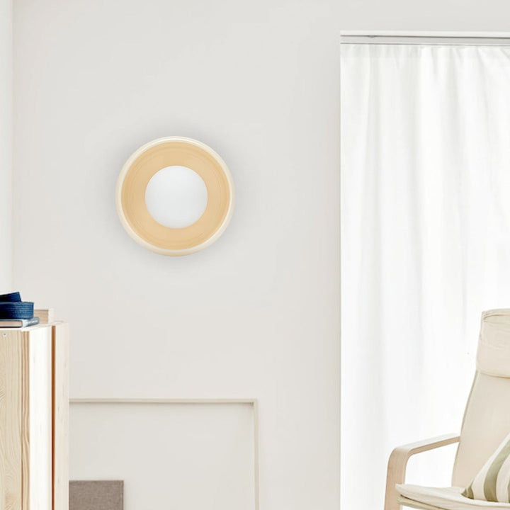 Rund Keramisk Vegglampe - Circo | Skanto