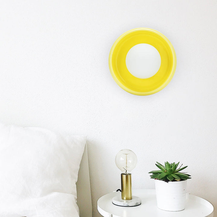 Rund Keramisk Vegglampe - Circo | Skanto