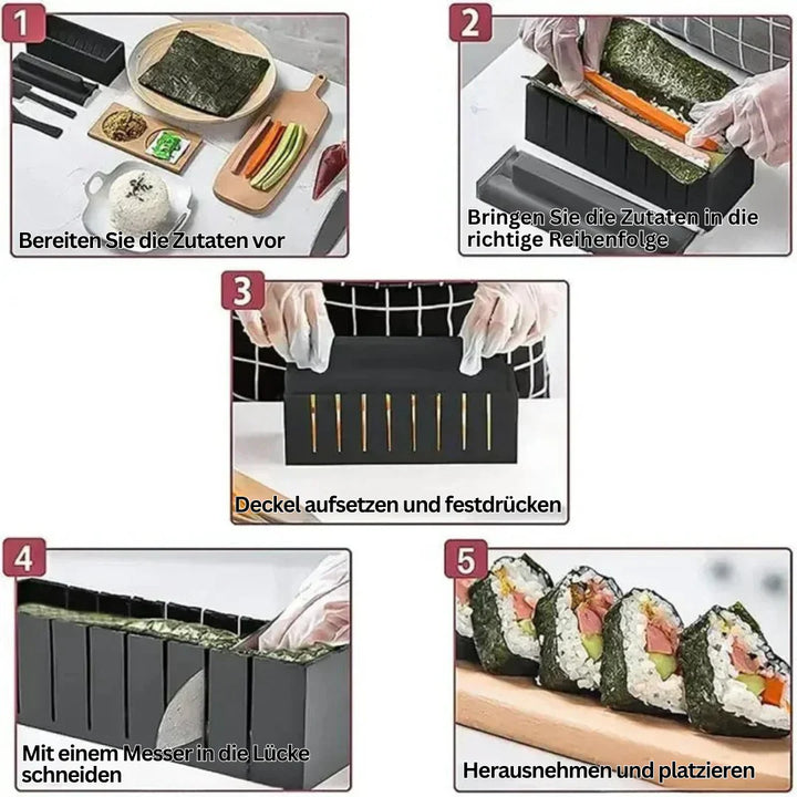 Skanto | Sushi-ruller og kuttesett – Praktisk sushi-kit med maler og tilbehør