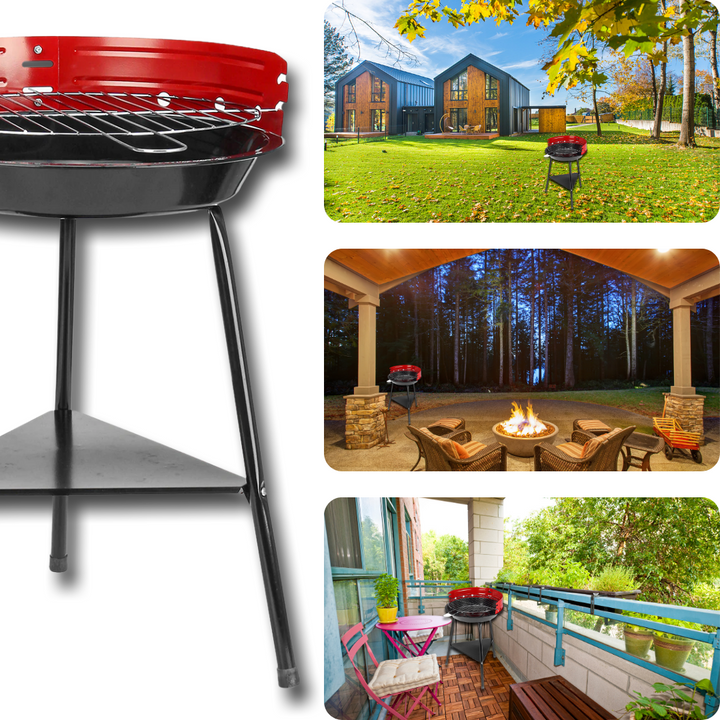 BÆRBAR RUND BBQ KULLGRILL