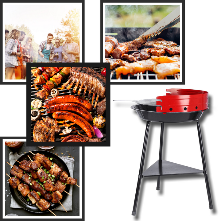 BÆRBAR RUND BBQ KULLGRILL