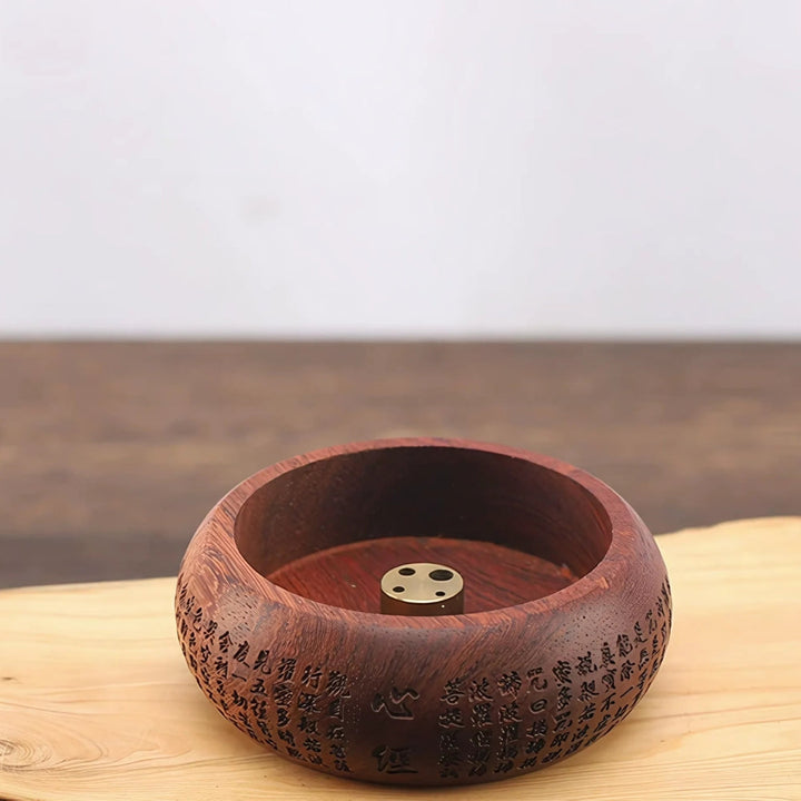 Rund Solid Tre Røkelse Disk | Skanto