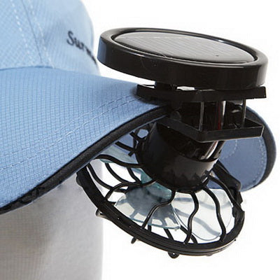 Mini Portable Clip-on Solar Power Cell Travel Cooling Cool Fan(Black) | Skanto