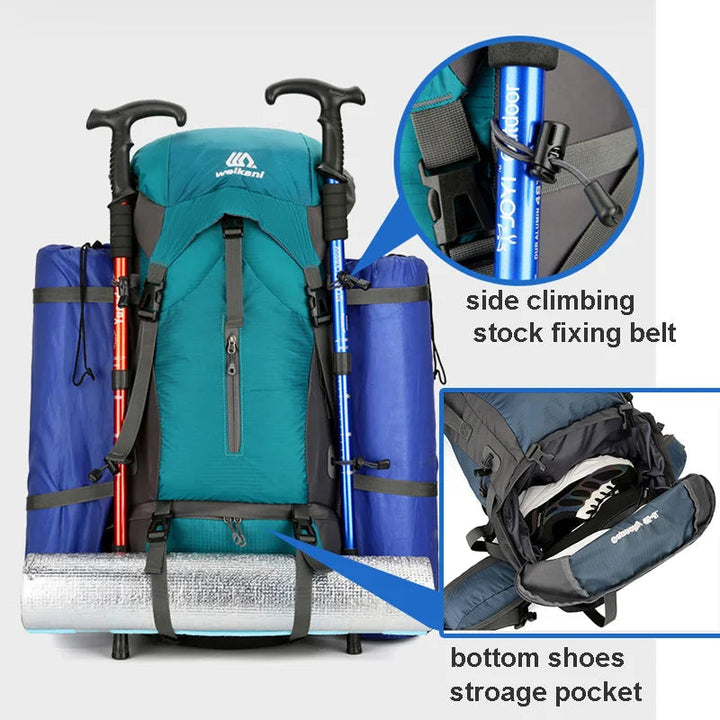Alpivento 70L tursekk med regntrekk | Skanto