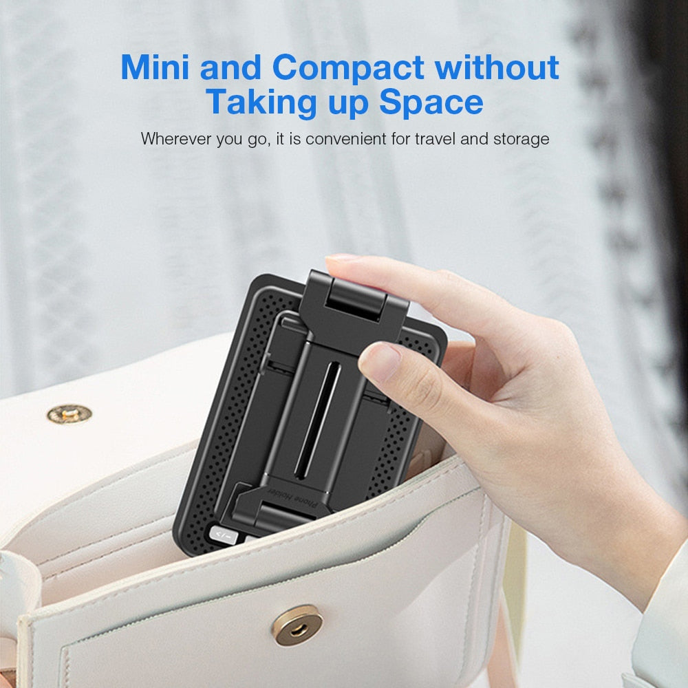 Skanto | Universell Foldbar Bluetooth Høyttaler Telefonholder