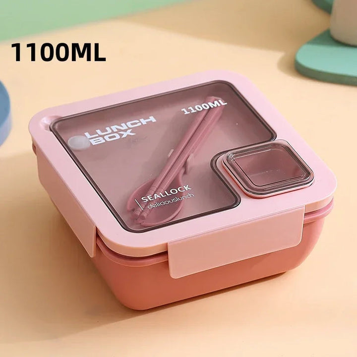 Bento matboks for på farten med bestikk | Skanto