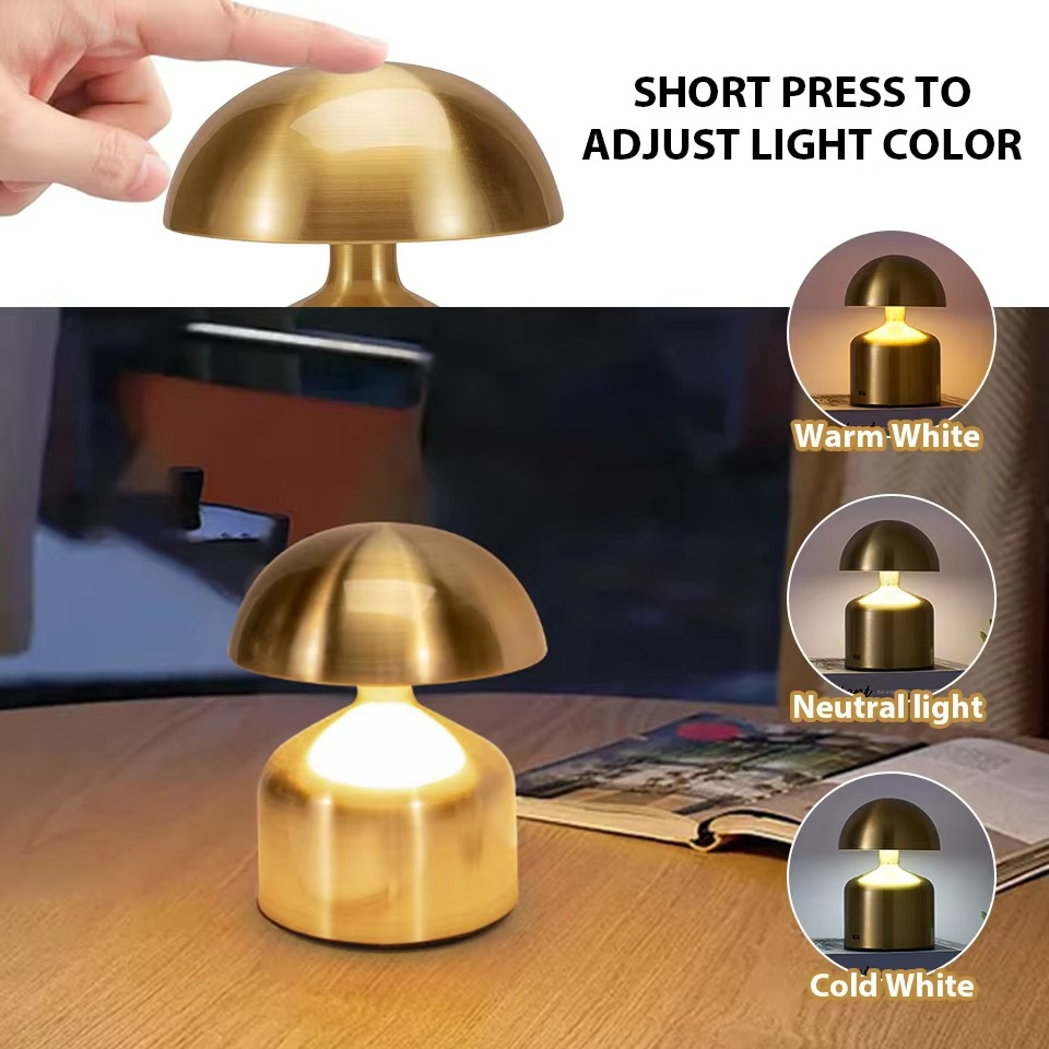 Skanto | Allsidig LED Berørings Nattbordlampe - 3-Farge Dimmbar Nattlys