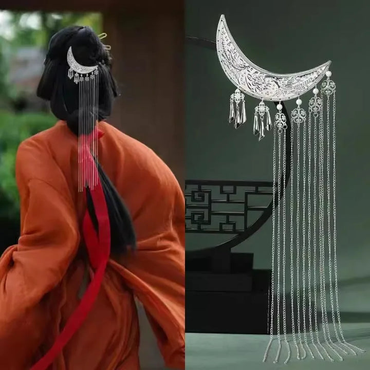 Skanto | Mystical Moon Shape Hårnål