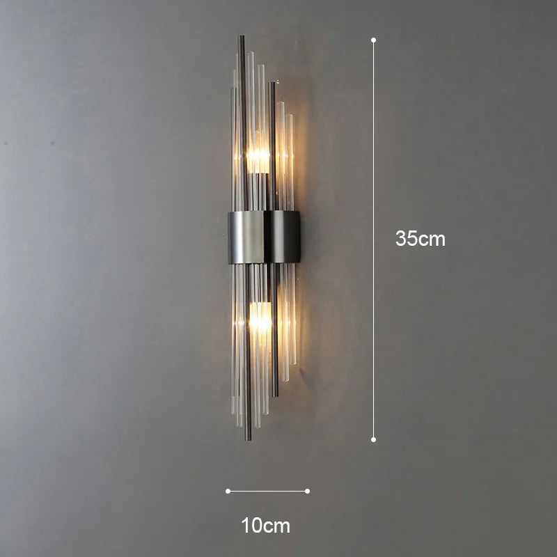 Garduru Elegant LED Vegglampe | Luksuriøs Gulldesign | Stilig Veg belysning