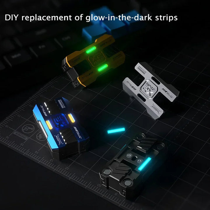 Skanto | Luminous Magnetisk Skyveknapp Metall Fidget