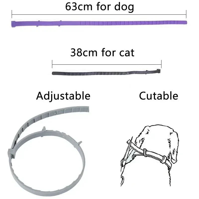 Skanto | FLASHIELD COLLAR – Urte lopper & flått beskyttelseskrage for hunder & katter