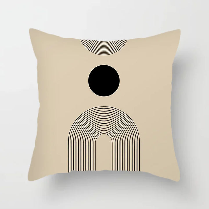Moderne Kunst Abstrakt Mønster Dekorative Putekopper Kreativ Linje Sofa Stol Putetrekk Kaste Putekasse Hjem Kontor Dekor | Skanto