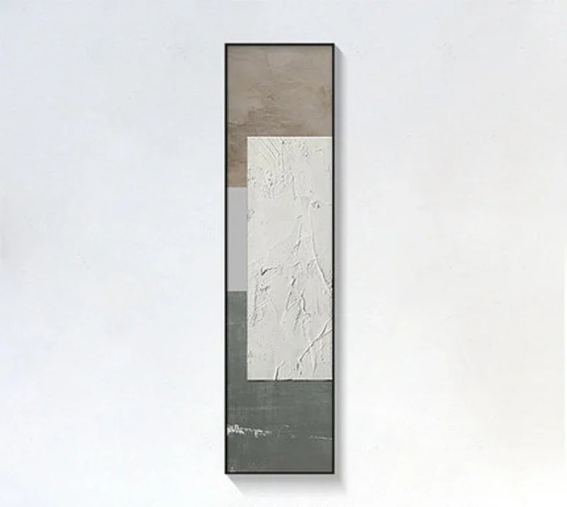 Minimalist Urban Abstract Veggkunst Fine Art Lerretsutskrifter Høye Loddrette Bilder For Inngang Foyer Stue Hjemme Kontor Dekor | Skanto