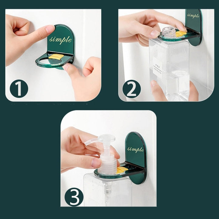 Minimal selvklebende badflaskeholder | Skanto