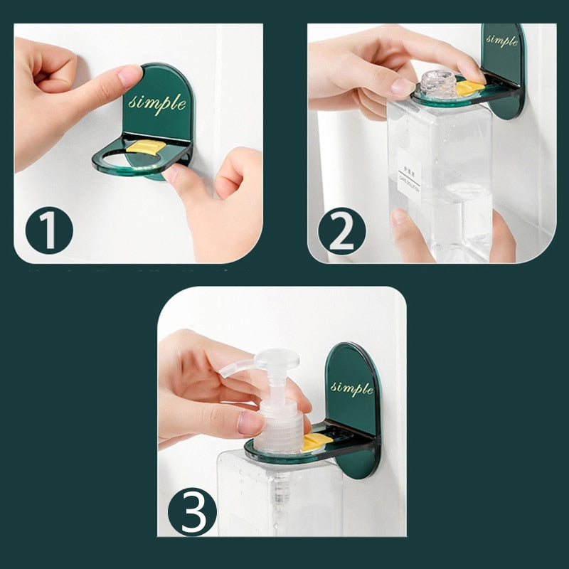 Minimal selvklebende badeflaskeholder