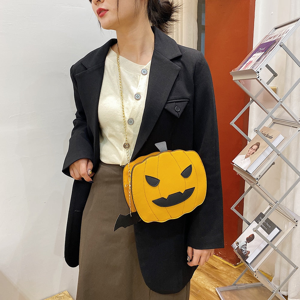 Skanto | Pumpkinsk Form Mini Skulderveske