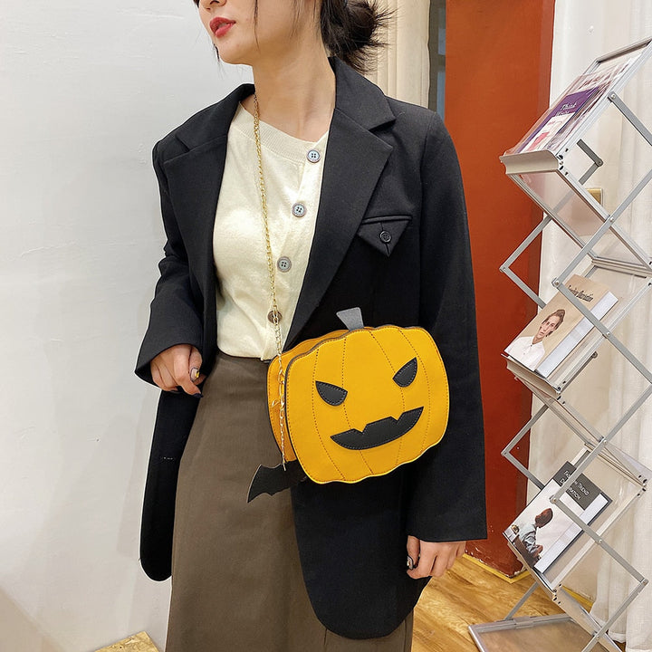 Skanto | Pumpkinsk Form Mini Skulderveske