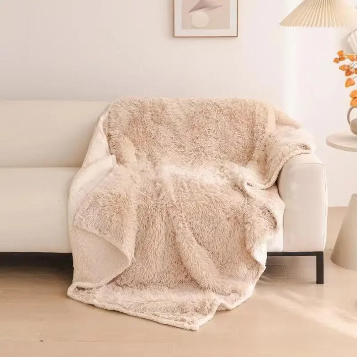 Skanto | Luksuriøs Koseserviett | Vanntett & Varm | Mikrofiber | For Par, Sofa & Soverom