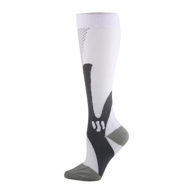 Skanto | Herre Midtleggs Medisinske Sykepleiesokker, Pustende Nylon Kompresjonsstøtte