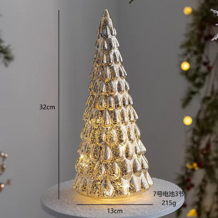Skanto | Juletid LED Frostet Glass Trelampe