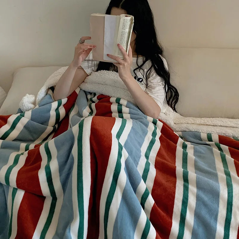 Stripe Sofa Throw | Skanto