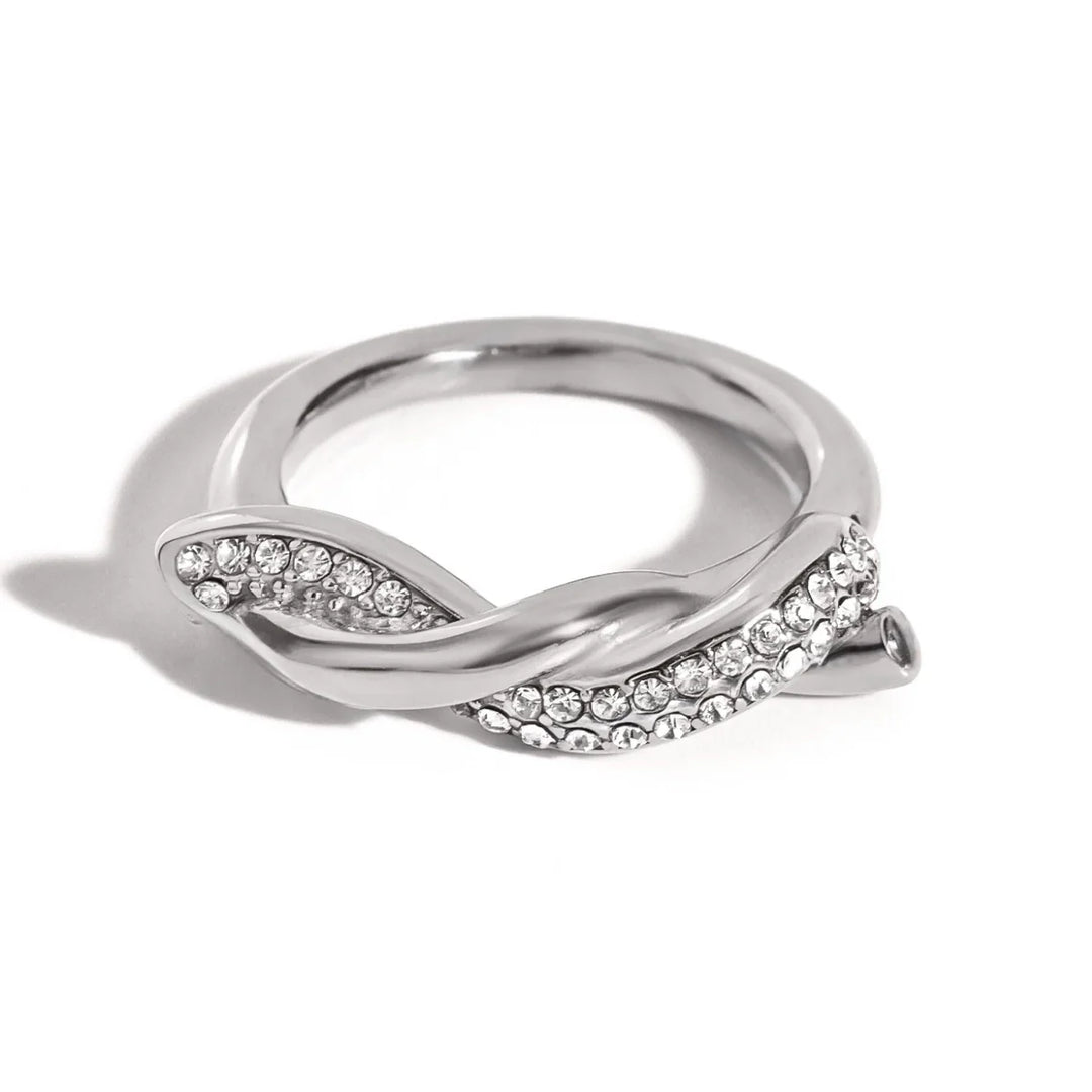 Skanto | Sammenflettet Diamant Accent Ring