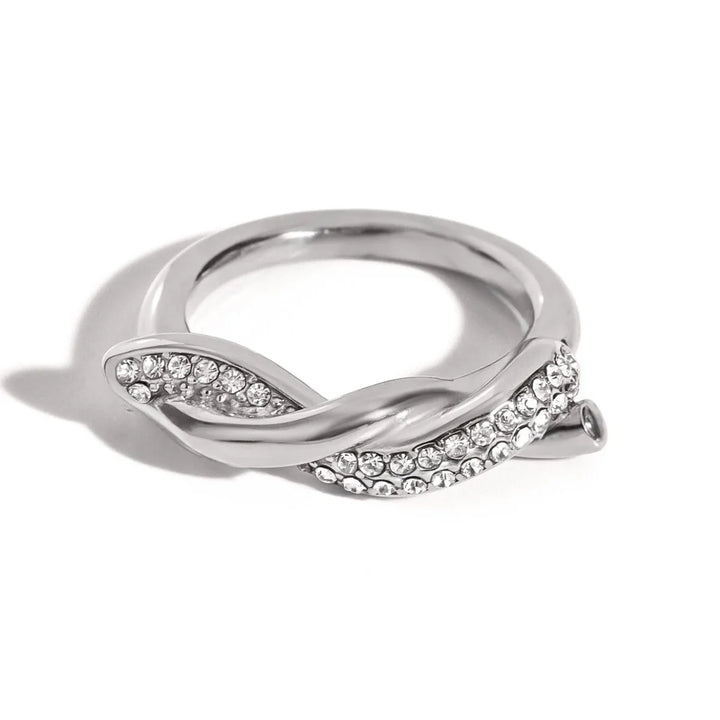 Skanto | Sammenflettet Diamant Accent Ring