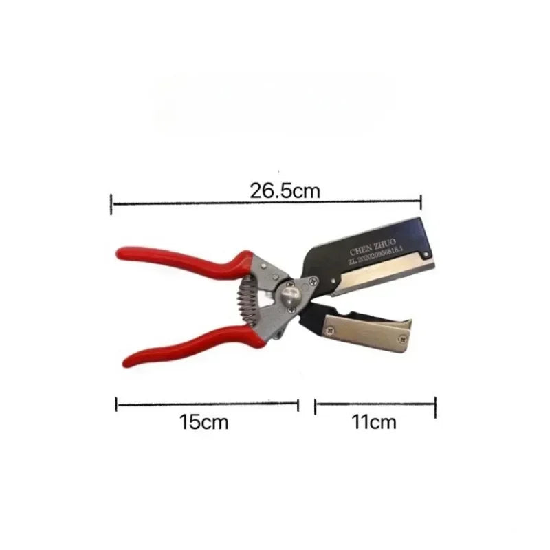 Skanto | Graftorio Graftkniv for Frukttrær | For Greiner opptil Ø 1,8 cm | Aluminiumlegering | Presis Grafting & Klipping